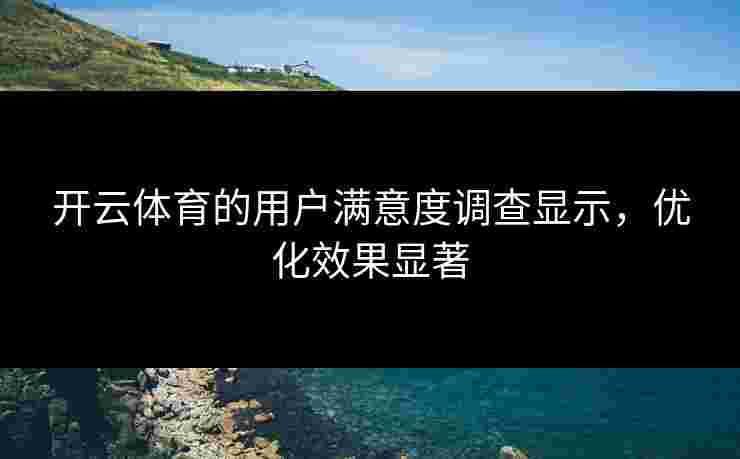 开云体育的用户满意度调查显示，优化效果显著
